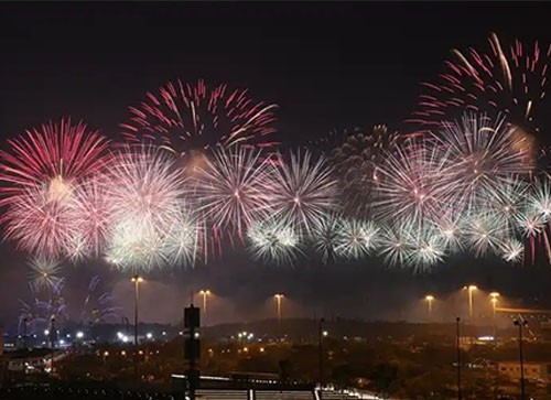 广水市焰火晚会